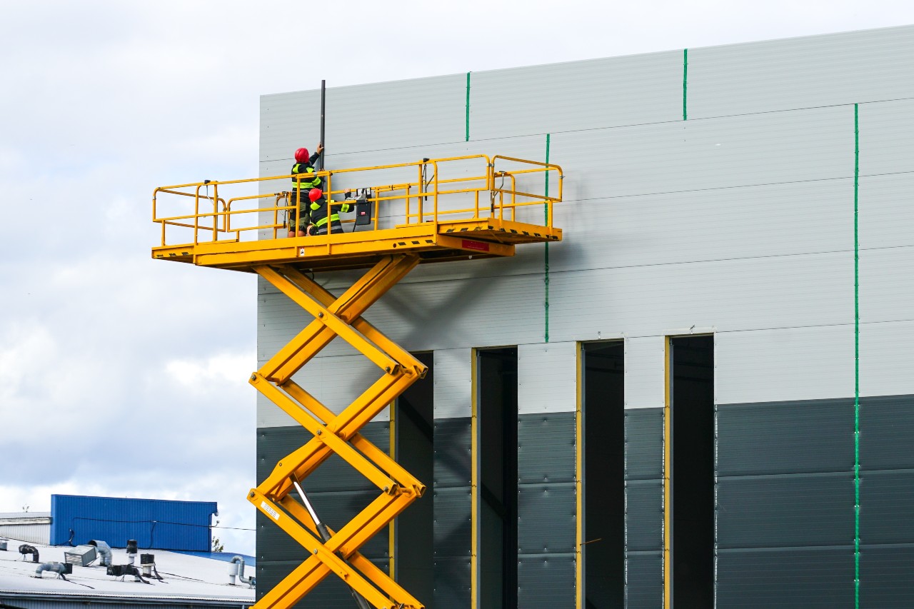 Piattaforma area per lavori in altezza